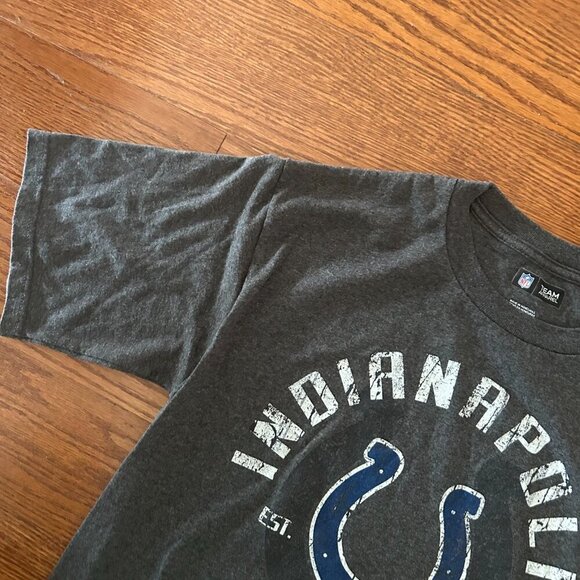 NFL Team Apparel Indianapolis Colts Football Short Sleeve Crew Tee Size Medium - Picture 5 of 8